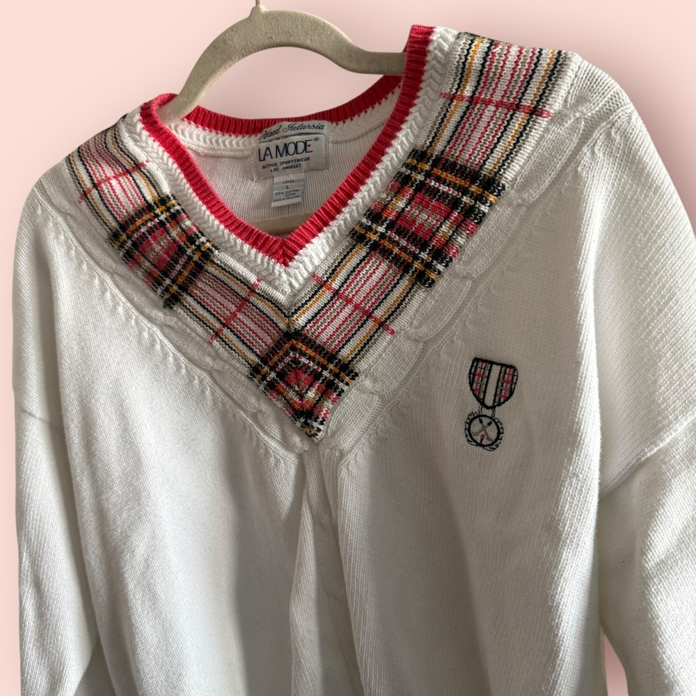 Vintage LA MODE Cable Knit Sweater